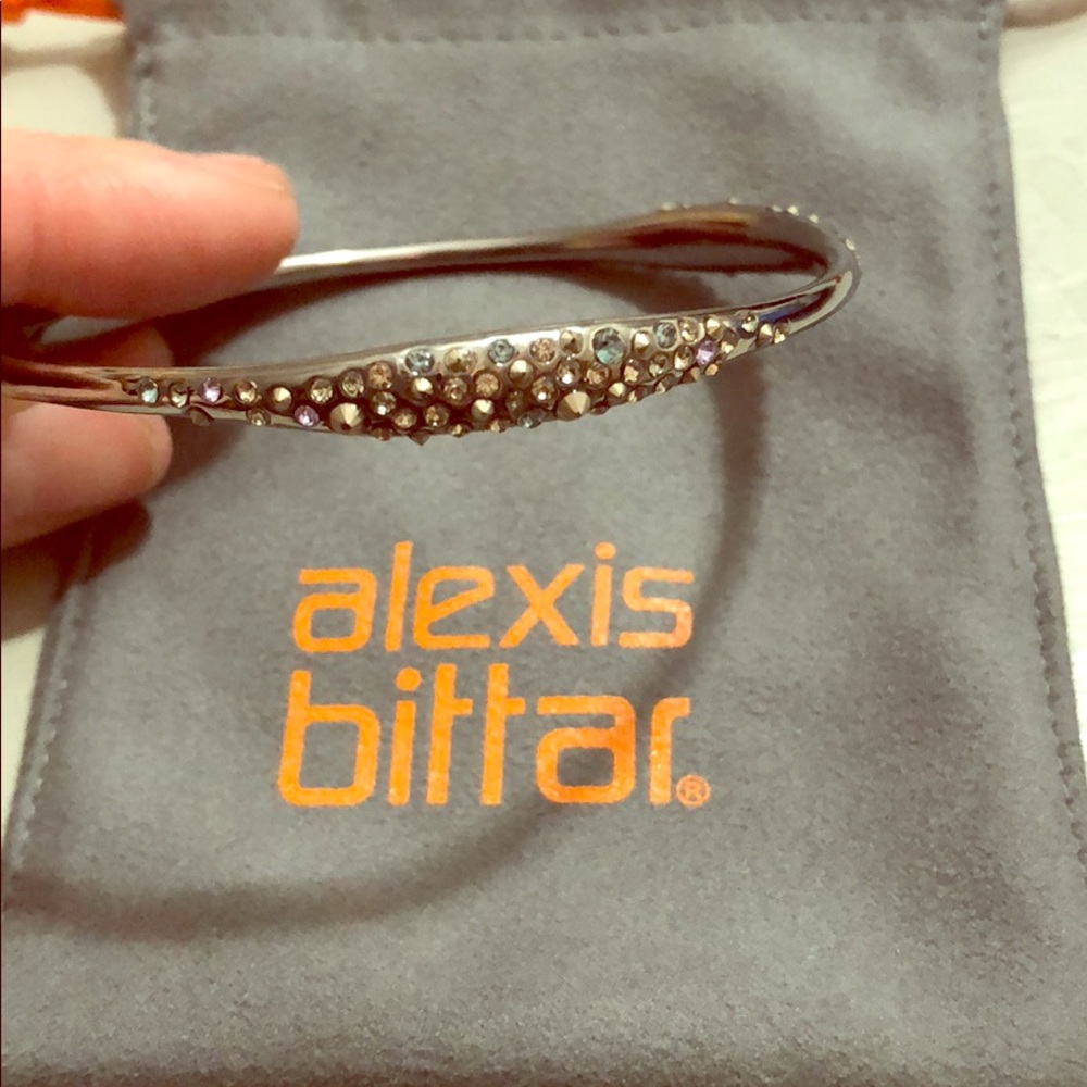 Stunning Alexis Bittar Bangle with Chrystals